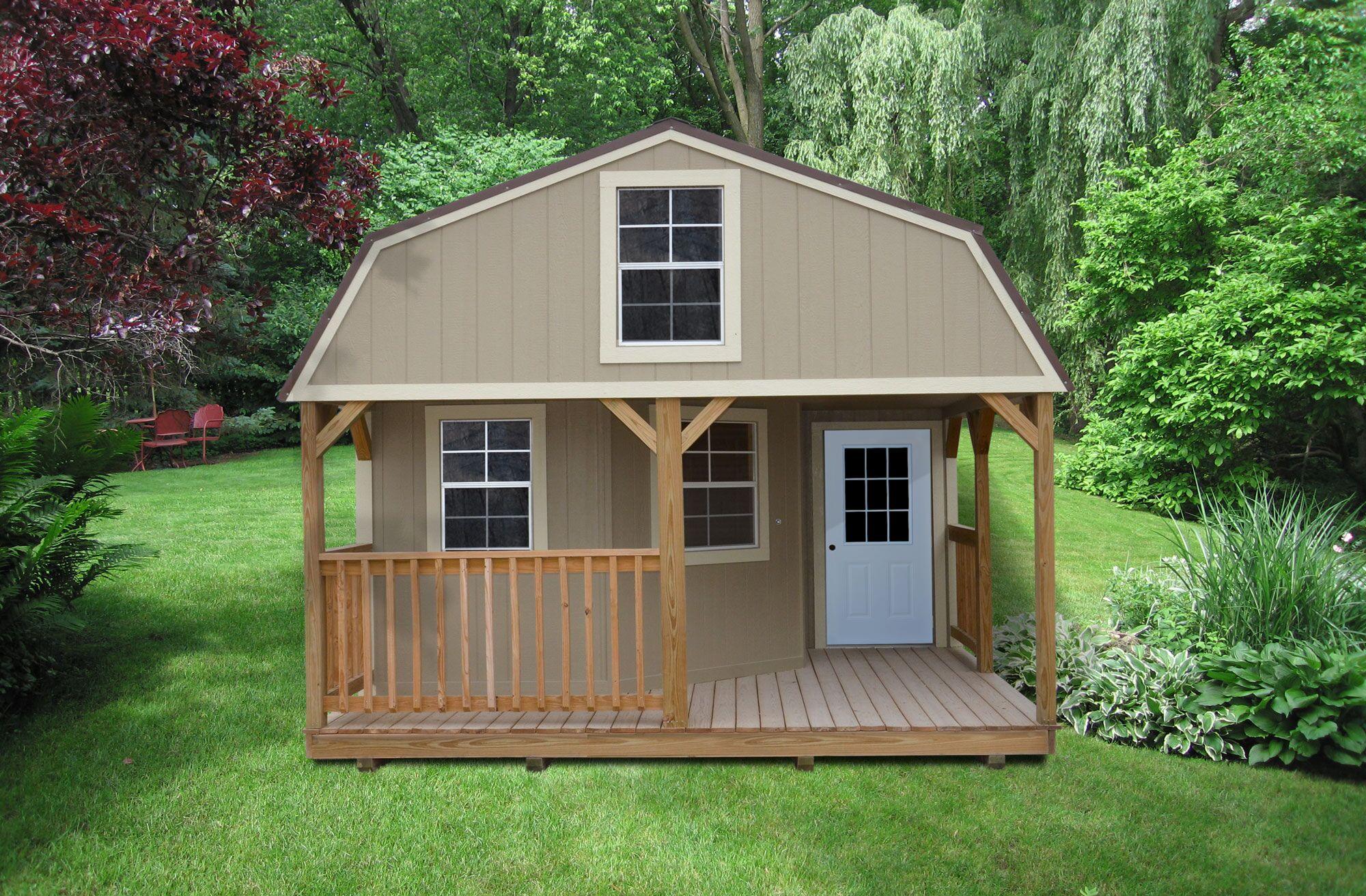 PAINTED DELUXE LOFTED BARN CABIN